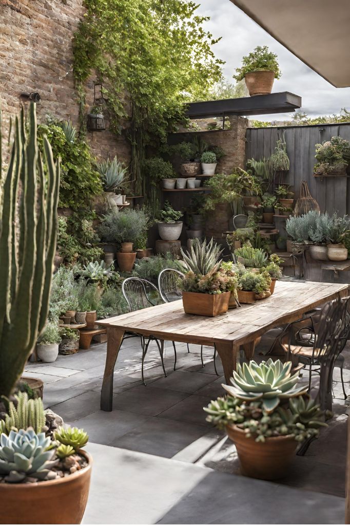 A patio garden can serve as an extension of your living space, offering a tranquil retreat for relaxation or entertaining.  This post contains 21 ideas to help you create the perfect patio garden. Paved, small, cottage, back, apartment, a budget, layout, front, raise, UK, seating areas, flower pots, with steps, fire pit, bifold doors