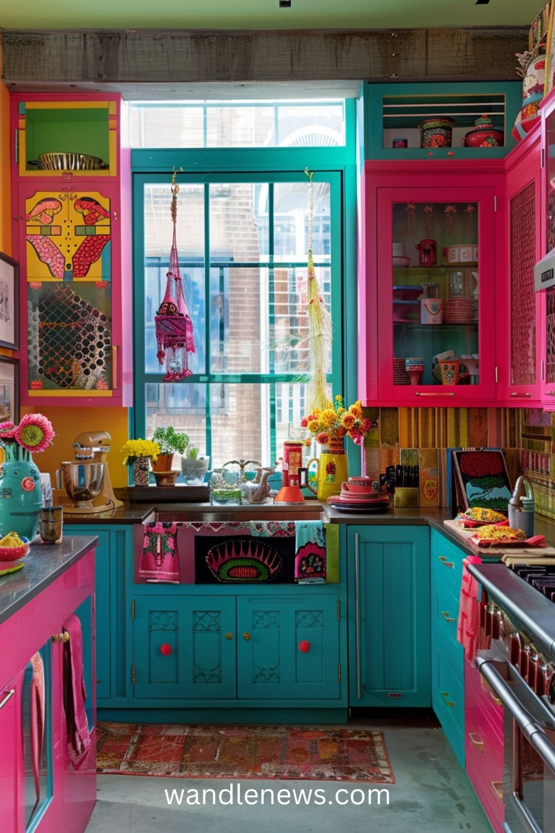 Transforming your kitchen into a space that reflects your personal style can make cooking and dining a more enjoyable experience. This post contains 21 eccentric kitchen ideas that not only meet your functional needs, but also inspire creativity. decor, ideas, cozy, eclectic, Bohemian, small, design, cabinets, backsplash, French country, table, island, vintage.