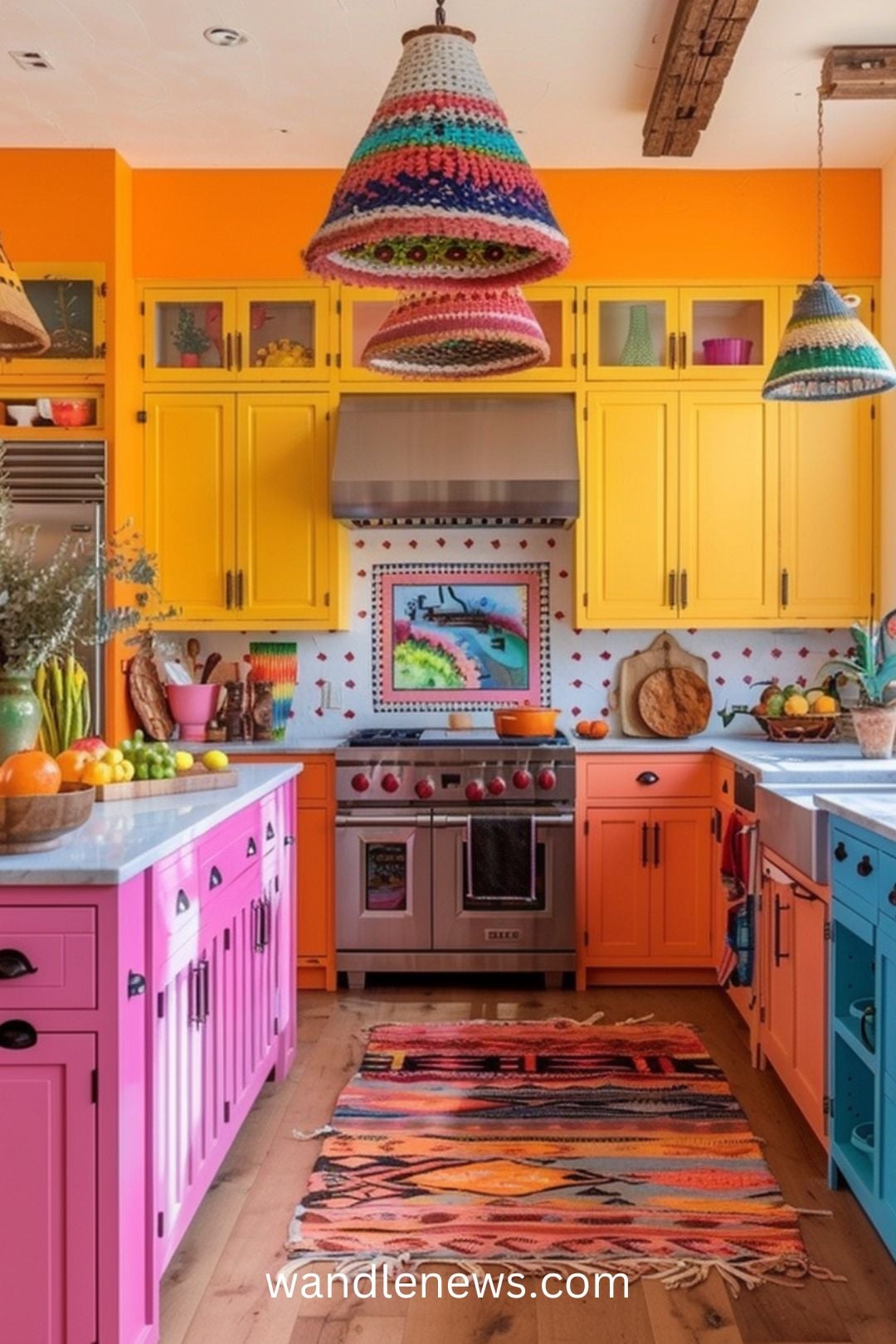 Transforming your kitchen into a space that reflects your personal style can make cooking and dining a more enjoyable experience. This post contains 21 eccentric kitchen ideas that not only meet your functional needs, but also inspire creativity. decor, ideas, cozy, eclectic, Bohemian, small, design, cabinets, backsplash, French country, table, island, vintage.