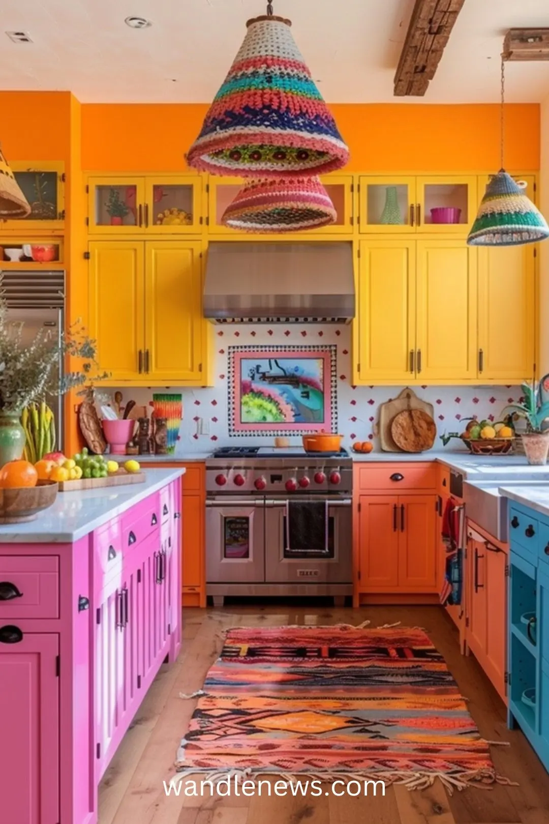 Transforming your kitchen into a space that reflects your personal style can make cooking and dining a more enjoyable experience. This post contains 21 eccentric kitchen ideas that not only meet your functional needs, but also inspire creativity. decor, ideas, cozy, eclectic, Bohemian, small, design, cabinets, backsplash, French country, table, island, vintage.