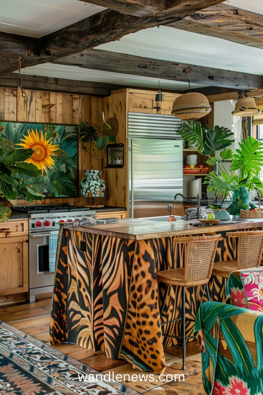 Transforming your kitchen into a space that reflects your personal style can make cooking and dining a more enjoyable experience. This post contains 21 eccentric kitchen ideas that not only meet your functional needs, but also inspire creativity. decor, ideas, cozy, eclectic, Bohemian, small, design, cabinets, backsplash, French country, table, island, vintage.