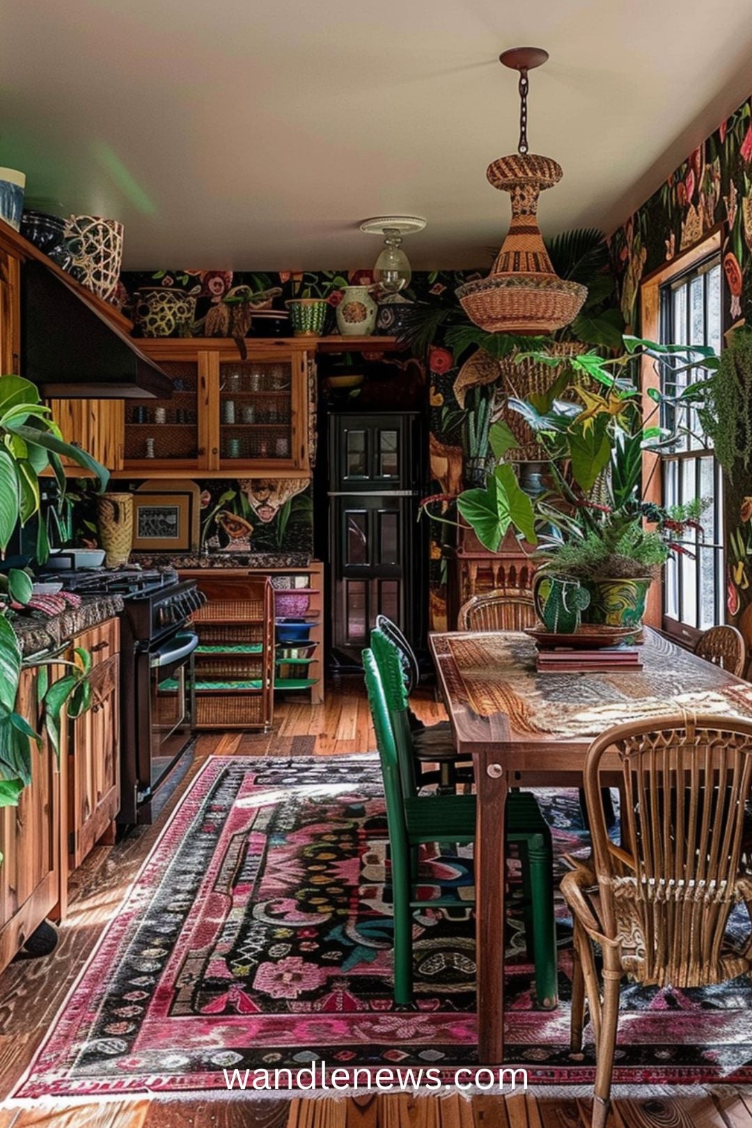 Transforming your kitchen into a space that reflects your personal style can make cooking and dining a more enjoyable experience. This post contains 21 eccentric kitchen ideas that not only meet your functional needs, but also inspire creativity. decor, ideas, cozy, eclectic, Bohemian, small, design, cabinets, backsplash, French country, table, island, vintage.