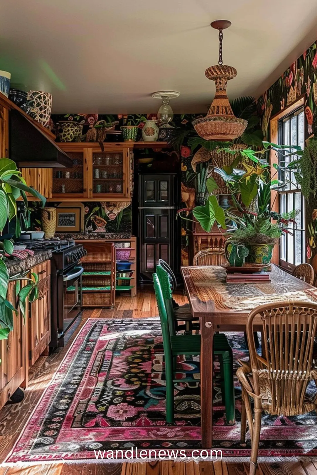 Transforming your kitchen into a space that reflects your personal style can make cooking and dining a more enjoyable experience. This post contains 21 eccentric kitchen ideas that not only meet your functional needs, but also inspire creativity. decor, ideas, cozy, eclectic, Bohemian, small, design, cabinets, backsplash, French country, table, island, vintage.