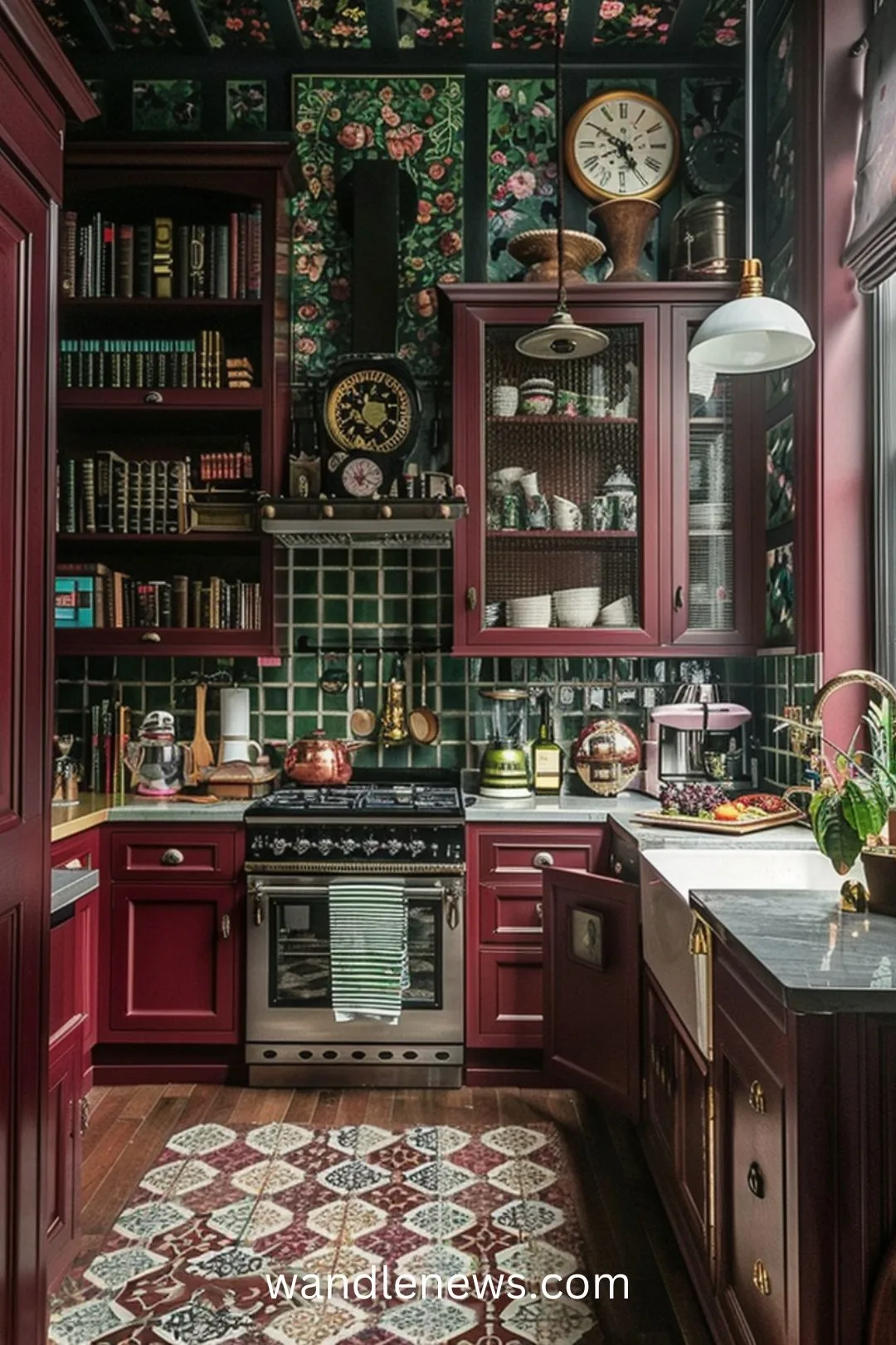 Transforming your kitchen into a space that reflects your personal style can make cooking and dining a more enjoyable experience. This post contains 21 eccentric kitchen ideas that not only meet your functional needs, but also inspire creativity. decor, ideas, cozy, eclectic, Bohemian, small, design, cabinets, backsplash, French country, table, island, vintage.