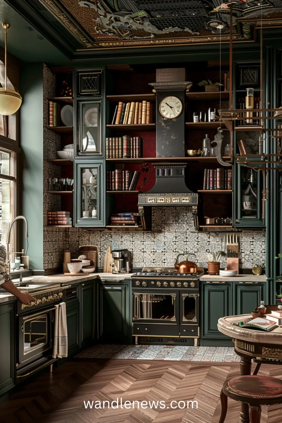 Transforming your kitchen into a space that reflects your personal style can make cooking and dining a more enjoyable experience. This post contains 21 eccentric kitchen ideas that not only meet your functional needs, but also inspire creativity. decor, ideas, cozy, eclectic, Bohemian, small, design, cabinets, backsplash, French country, table, island, vintage.
