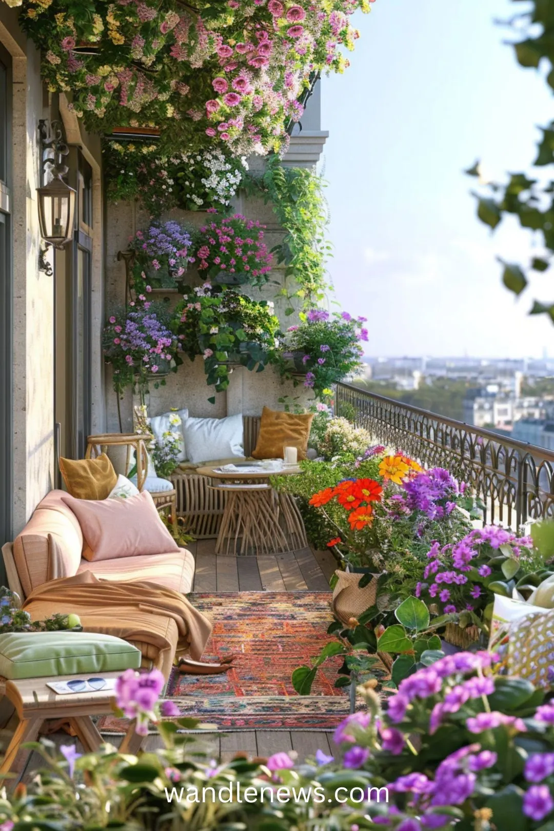 Balcony gardens offer a delightful way to bring nature into your home, especially in urban environments where space is limited. With a bit of creativity, you can transform even the smallest balcony into a lush, green retreat. This post contains 21 balcony garden ideas that you can create at home. Apartment, DIY, small, outdoor, terraces, Indian, simple, open, small apartment, UK