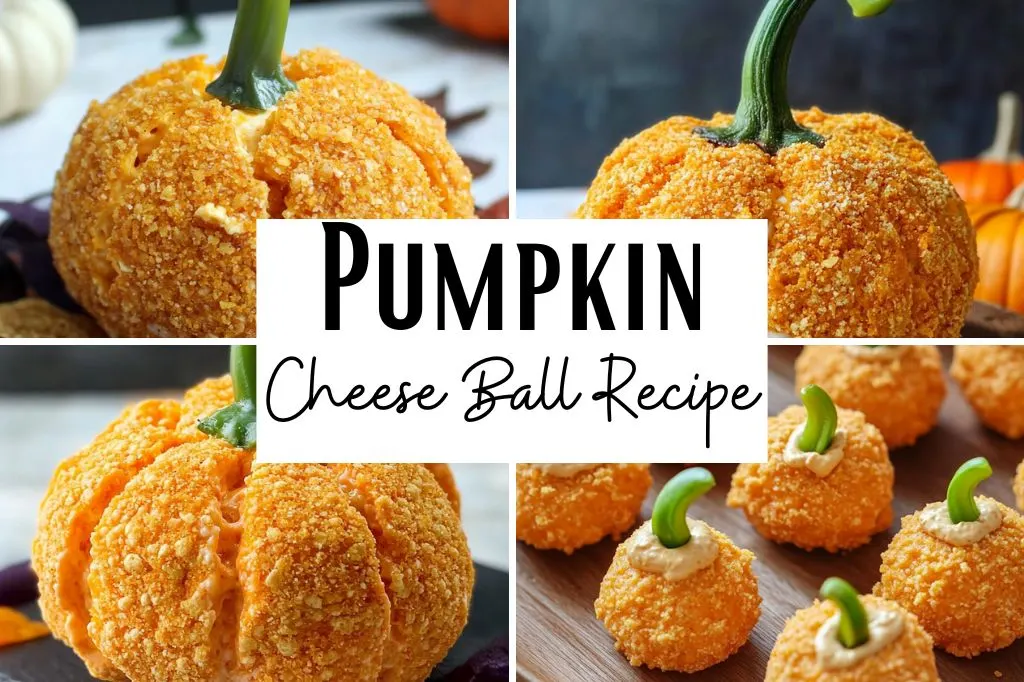 Get into the fall spirit with these Pumpkin Cheese Balls! Shaped like a festive pumpkin and coated in spicy Dorito crumbs, this appetizer is perfect for Halloween parties, Thanksgiving gatherings, or any autumn get-together!  Recipe, easy, Doritos, Jalapeno popper, Boursin, charcuterie board, to make, bacon, bags, dip.