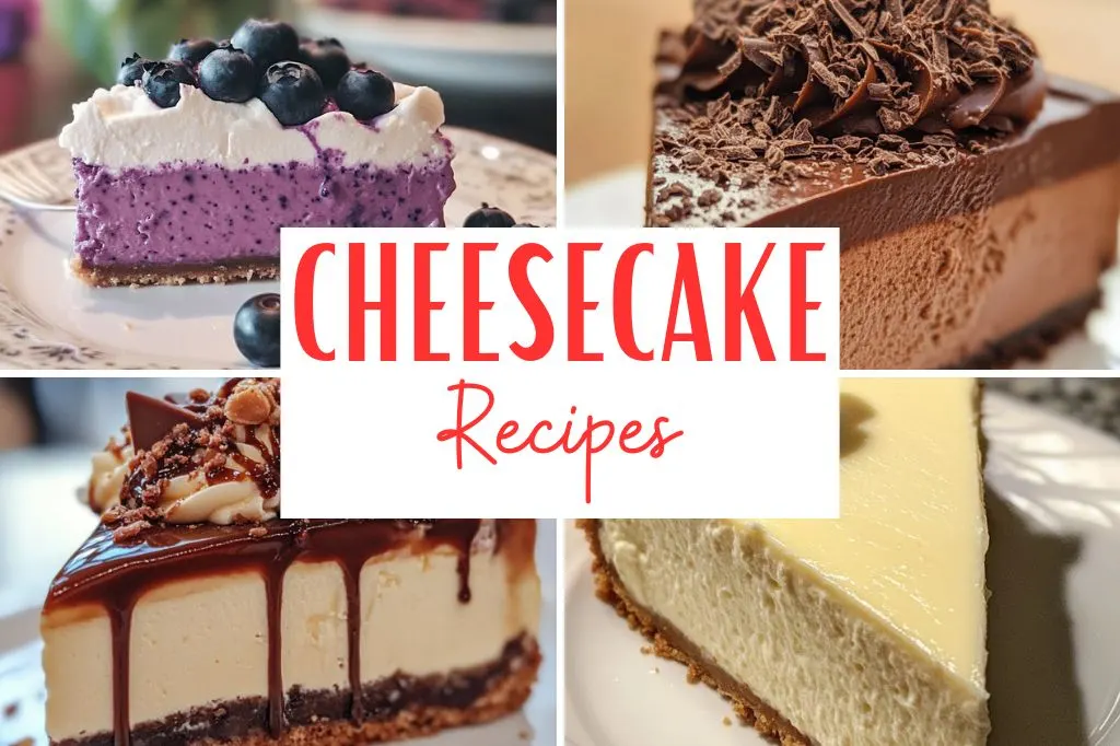 Cheesecake is a classic dessert renowned for its rich, creamy texture and diverse flavors. In this article, you'll find a range of cheesecake recipes, from the timeless classic to exciting varieties like cherry, Oreo, baklava, churro, and Biscoff. Bake, no bake, bars, cups, decoration, easy no bake, healthy, best, homemade, Woolworth, New York, Fluffy, keto, unique.