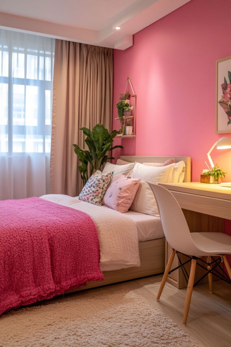 23 Beautiful Pink Bedroom Ideas for Adults