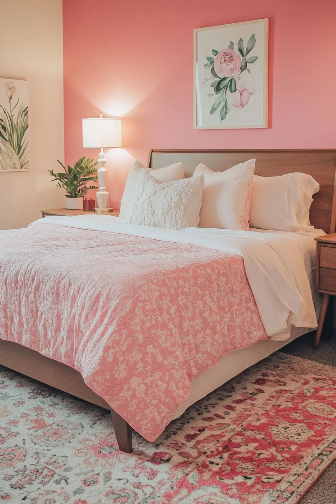 Thinking of adding pink to your bedroom? Explore our 23 stylish pink bedroom ideas for adults. From elegant and sophisticated to quirky and unique, there&rsquo;s a design to match every taste.  Cozy, aqua and, dusty, luxe, glam, bright, bohemian, dark, light, French country, blue and, blush, dusky,  modern, vintage, boho, minimalist, preppy, farmhouse, DIY.