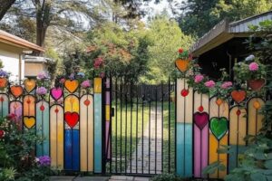 23 Creative Ideas to Transform Your Garden Fence into Art