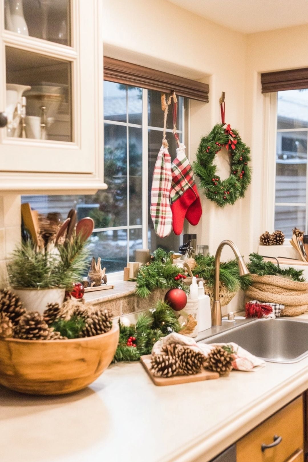 Get ready for the holidays with these inspiring Christmas Decor Inspiration ideas! Transform your space with Cozy Christmas Decor perfect for any Christmas Apartment. These Christmas Kitchen Decor ideas include simple Christmas decor that adds charm and warmth to your home. Embrace the magic of indoor Christmas vibes with pretty Christmas decorations, making your Christmas kitchen the heart of your celebrations. Discover beautiful Christmas Decorations For The Home that will spread festive cheer!
