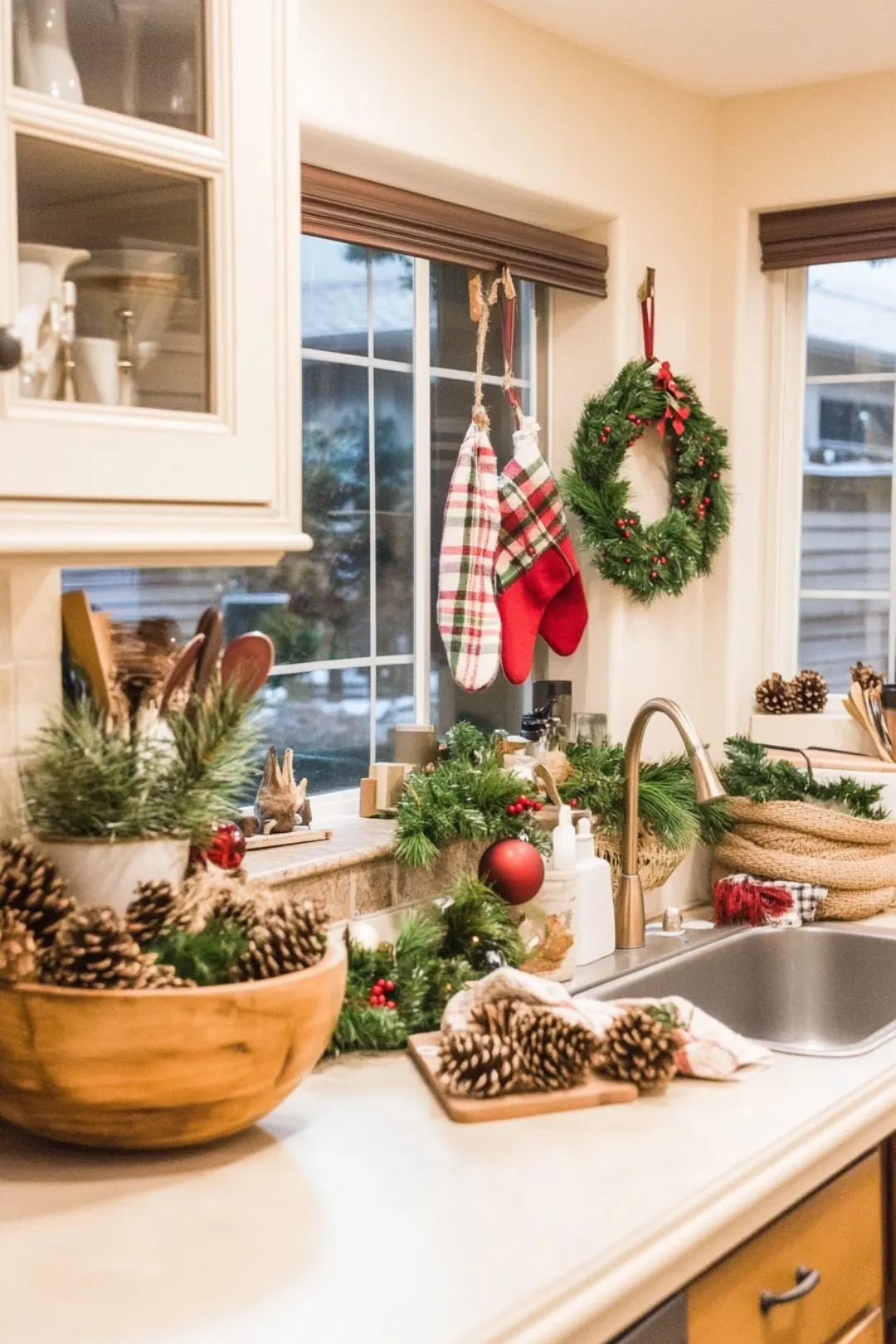 Get ready for the holidays with these inspiring Christmas Decor Inspiration ideas! Transform your space with Cozy Christmas Decor perfect for any Christmas Apartment. These Christmas Kitchen Decor ideas include simple Christmas decor that adds charm and warmth to your home. Embrace the magic of indoor Christmas vibes with pretty Christmas decorations, making your Christmas kitchen the heart of your celebrations. Discover beautiful Christmas Decorations For The Home that will spread festive cheer!