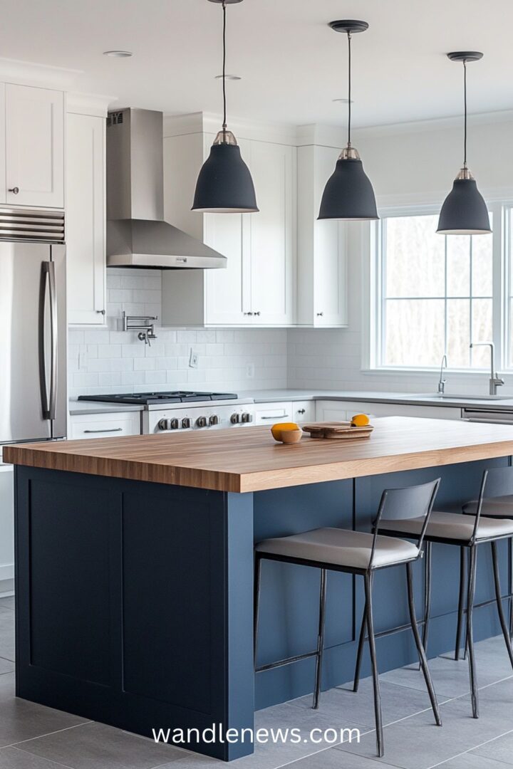 25 Stylish Navy Blue Kitchen Designs for Every Taste