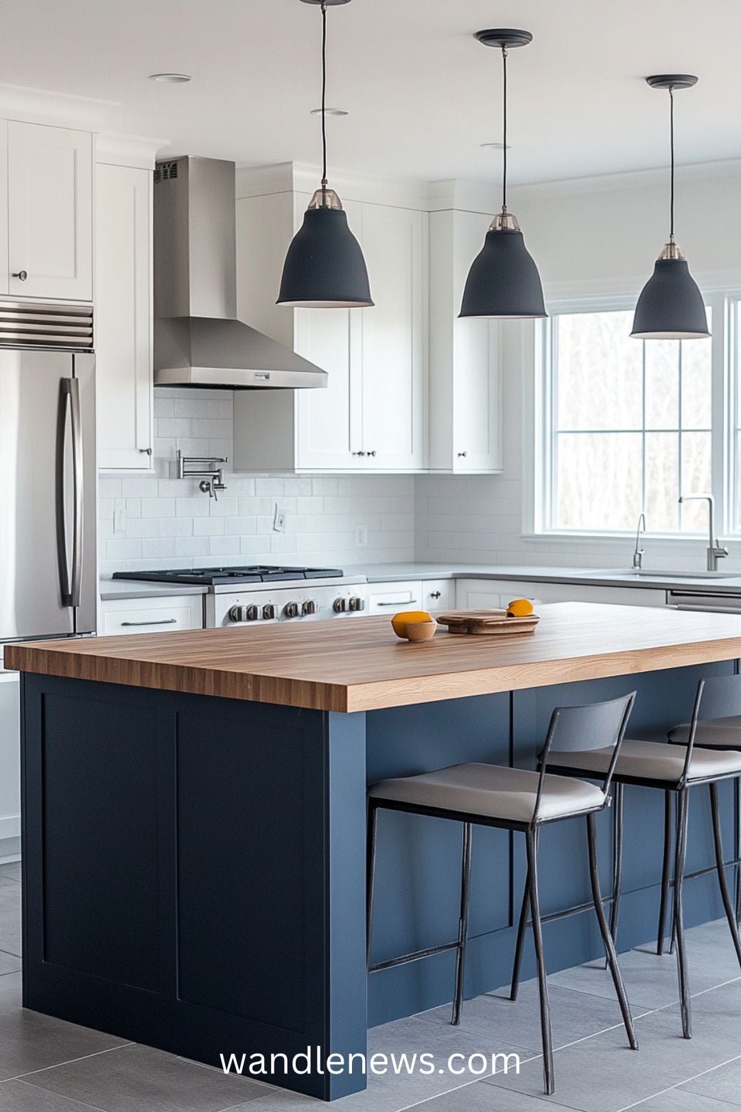 Explore stunning Navy Blue Kitchen Ideas that elevate your space with a modern touch! Discover how blue and white kitchen countertops can create a fresh look, or consider a blue accent kitchen island for a bold statement. Our article showcases colorful modern kitchen designs featuring kitchens with blue cabinets, including charming periwinkle blue kitchens and chic French blue kitchen islands. Whether you prefer blue kitchen islands with white cabinets or unique kitchen designs with color, find inspiration for your dream kitchen today!