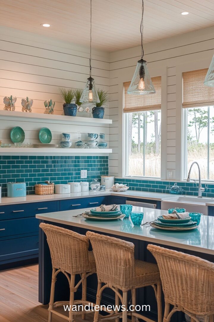25 Stylish Navy Blue Kitchen Designs for Every Taste