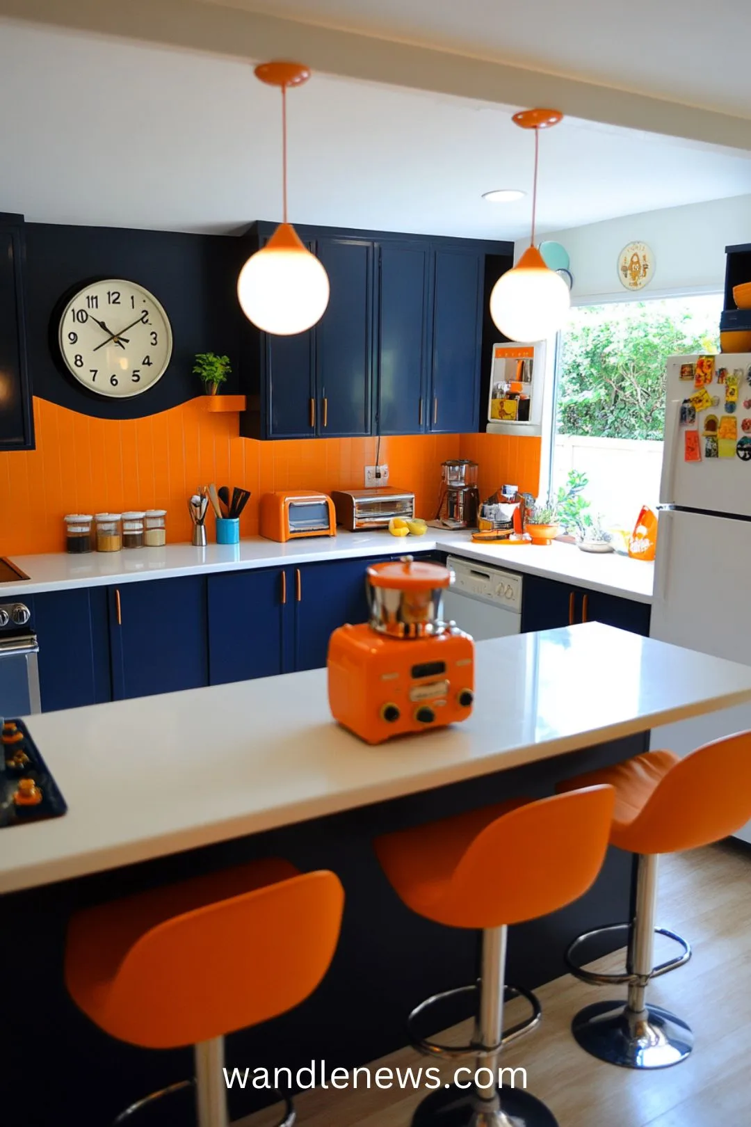 Explore stunning Navy Blue Kitchen Ideas that elevate your space with a modern touch! Discover how blue and white kitchen countertops can create a fresh look, or consider a blue accent kitchen island for a bold statement. Our article showcases colorful modern kitchen designs featuring kitchens with blue cabinets, including charming periwinkle blue kitchens and chic French blue kitchen islands. Whether you prefer blue kitchen islands with white cabinets or unique kitchen designs with color, find inspiration for your dream kitchen today!