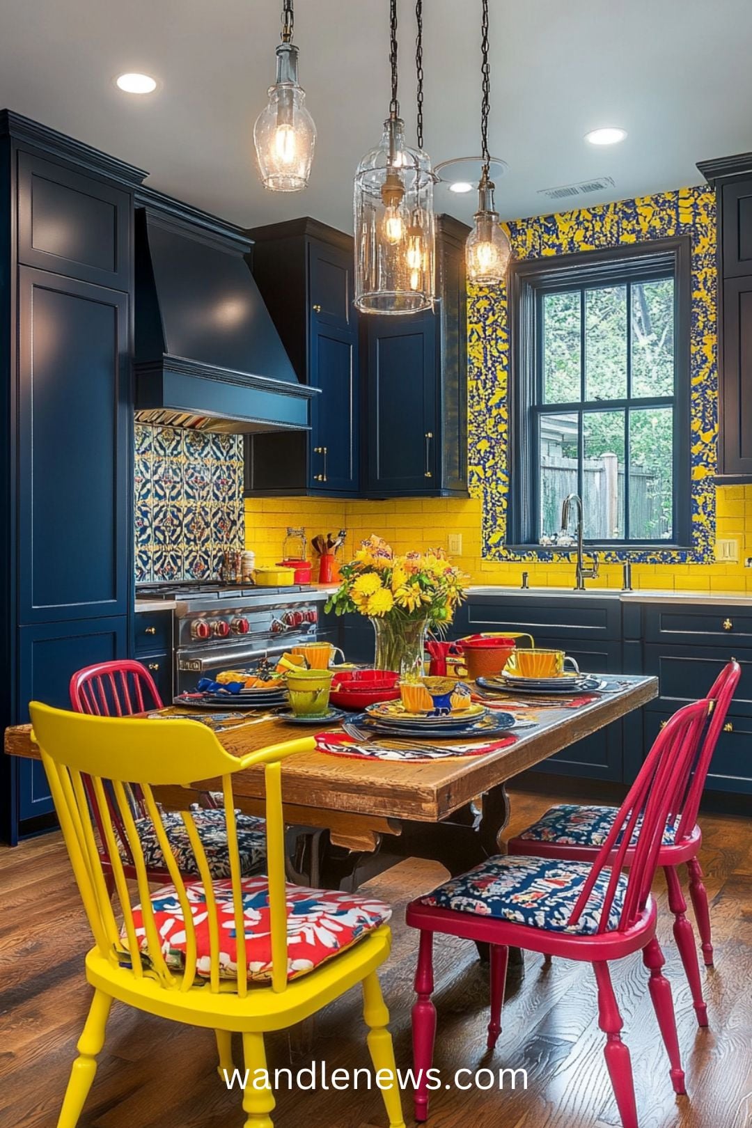 Explore stunning Navy Blue Kitchen Ideas that elevate your space with a modern touch! Discover how blue and white kitchen countertops can create a fresh look, or consider a blue accent kitchen island for a bold statement. Our article showcases colorful modern kitchen designs featuring kitchens with blue cabinets, including charming periwinkle blue kitchens and chic French blue kitchen islands. Whether you prefer blue kitchen islands with white cabinets or unique kitchen designs with color, find inspiration for your dream kitchen today!
