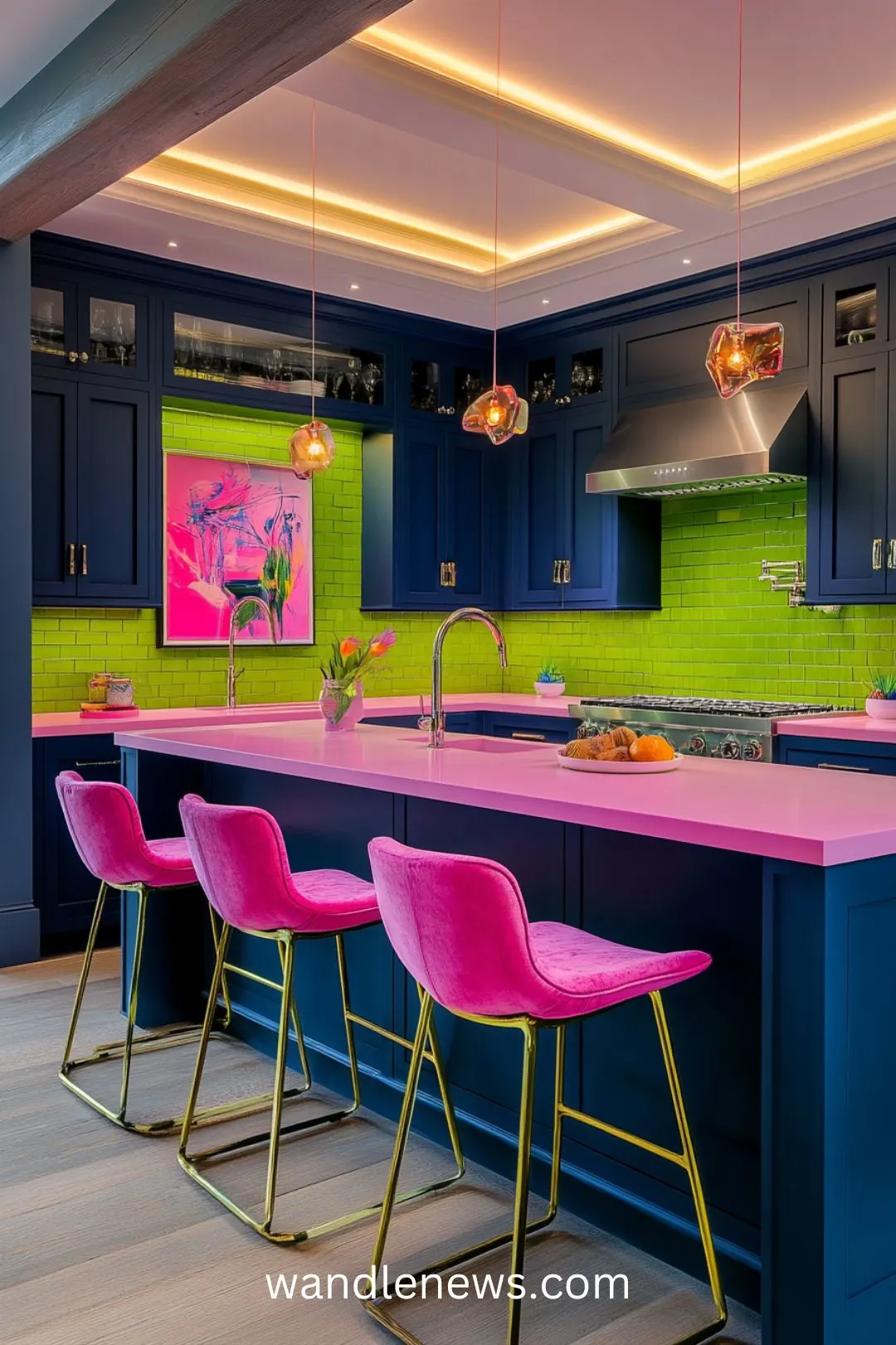 Explore stunning Navy Blue Kitchen Ideas that elevate your space with a modern touch! Discover how blue and white kitchen countertops can create a fresh look, or consider a blue accent kitchen island for a bold statement. Our article showcases colorful modern kitchen designs featuring kitchens with blue cabinets, including charming periwinkle blue kitchens and chic French blue kitchen islands. Whether you prefer blue kitchen islands with white cabinets or unique kitchen designs with color, find inspiration for your dream kitchen today!