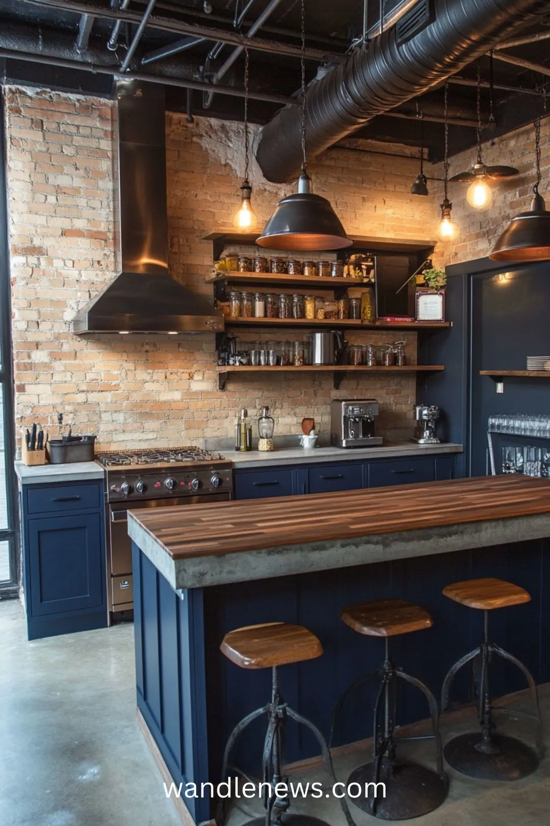 Explore stunning Navy Blue Kitchen Ideas that elevate your space with a modern touch! Discover how blue and white kitchen countertops can create a fresh look, or consider a blue accent kitchen island for a bold statement. Our article showcases colorful modern kitchen designs featuring kitchens with blue cabinets, including charming periwinkle blue kitchens and chic French blue kitchen islands. Whether you prefer blue kitchen islands with white cabinets or unique kitchen designs with color, find inspiration for your dream kitchen today!