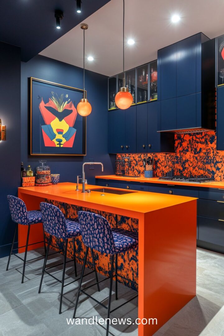 25 Stylish Navy Blue Kitchen Designs for Every Taste