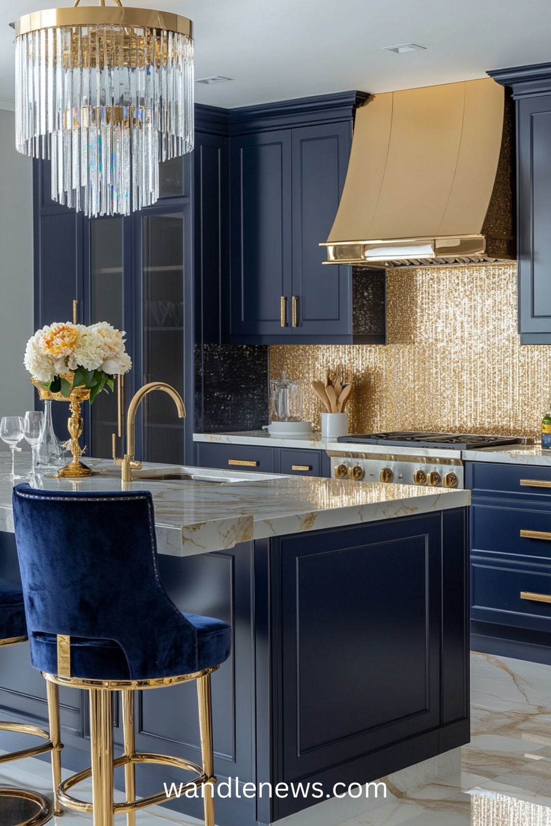 Explore stunning Navy Blue Kitchen Ideas that elevate your space with a modern touch! Discover how blue and white kitchen countertops can create a fresh look, or consider a blue accent kitchen island for a bold statement. Our article showcases colorful modern kitchen designs featuring kitchens with blue cabinets, including charming periwinkle blue kitchens and chic French blue kitchen islands. Whether you prefer blue kitchen islands with white cabinets or unique kitchen designs with color, find inspiration for your dream kitchen today!
