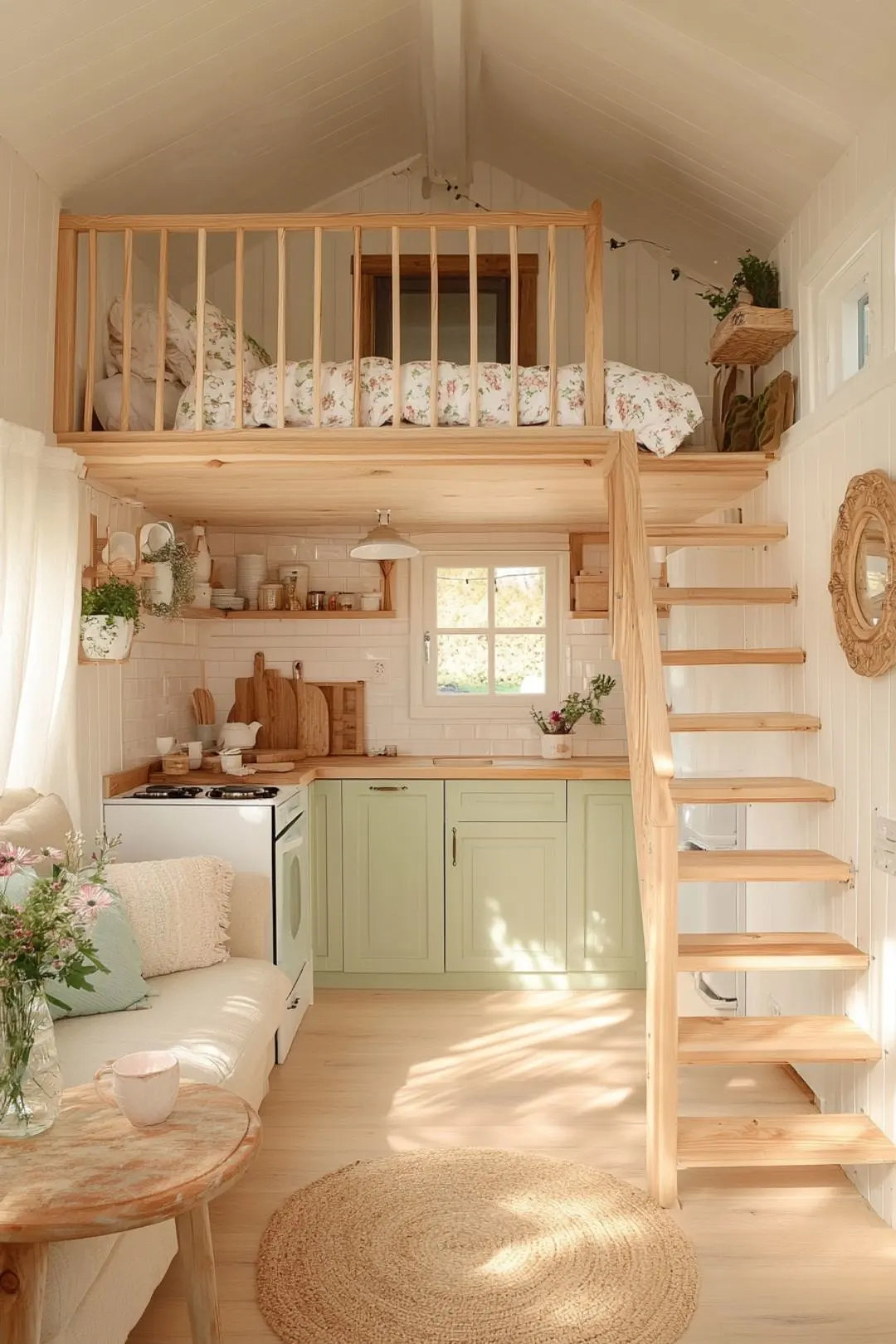 Discover 19 stunning Tiny House Interior Design ideas that blend cozy, rustic, and luxury styles. From gothic details to cute cottage vibes, these designs showcase space-saving solutions, wooden accents, and inspiring layouts like Tiny House Lofts, A-Frame Houses, and Timber Frame Tiny Houses. Perfect for creating your dream Tiny Cabin or finding Tiny House Inspiration!