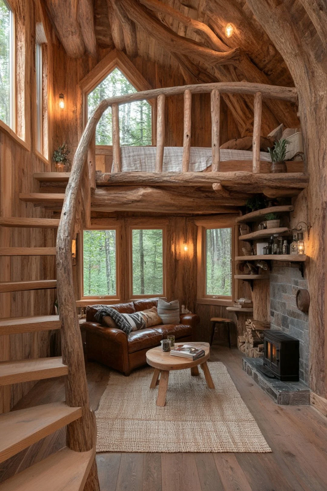Discover 19 stunning Tiny House Interior Design ideas that blend cozy, rustic, and luxury styles. From gothic details to cute cottage vibes, these designs showcase space-saving solutions, wooden accents, and inspiring layouts like Tiny House Lofts, A-Frame Houses, and Timber Frame Tiny Houses. Perfect for creating your dream Tiny Cabin or finding Tiny House Inspiration!