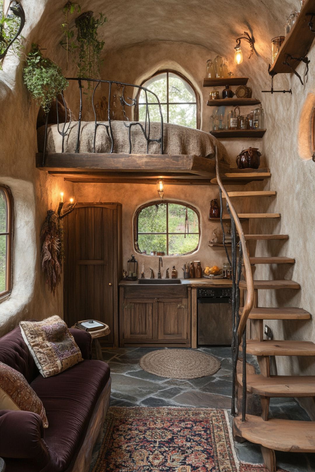 Discover 19 stunning Tiny House Interior Design ideas that blend cozy, rustic, and luxury styles. From gothic details to cute cottage vibes, these designs showcase space-saving solutions, wooden accents, and inspiring layouts like Tiny House Lofts, A-Frame Houses, and Timber Frame Tiny Houses. Perfect for creating your dream Tiny Cabin or finding Tiny House Inspiration!