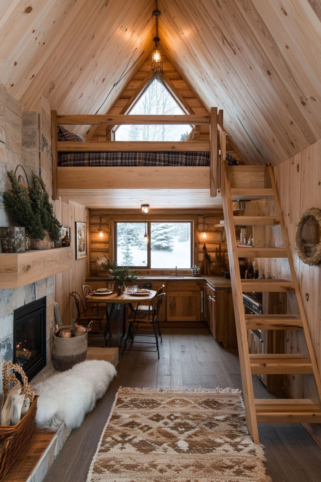 Discover 19 stunning Tiny House Interior Design ideas that blend cozy, rustic, and luxury styles. From gothic details to cute cottage vibes, these designs showcase space-saving solutions, wooden accents, and inspiring layouts like Tiny House Lofts, A-Frame Houses, and Timber Frame Tiny Houses. Perfect for creating your dream Tiny Cabin or finding Tiny House Inspiration!
