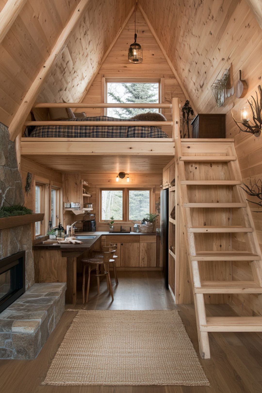 Discover 19 stunning Tiny House Interior Design ideas that blend cozy, rustic, and luxury styles. From gothic details to cute cottage vibes, these designs showcase space-saving solutions, wooden accents, and inspiring layouts like Tiny House Lofts, A-Frame Houses, and Timber Frame Tiny Houses. Perfect for creating your dream Tiny Cabin or finding Tiny House Inspiration!