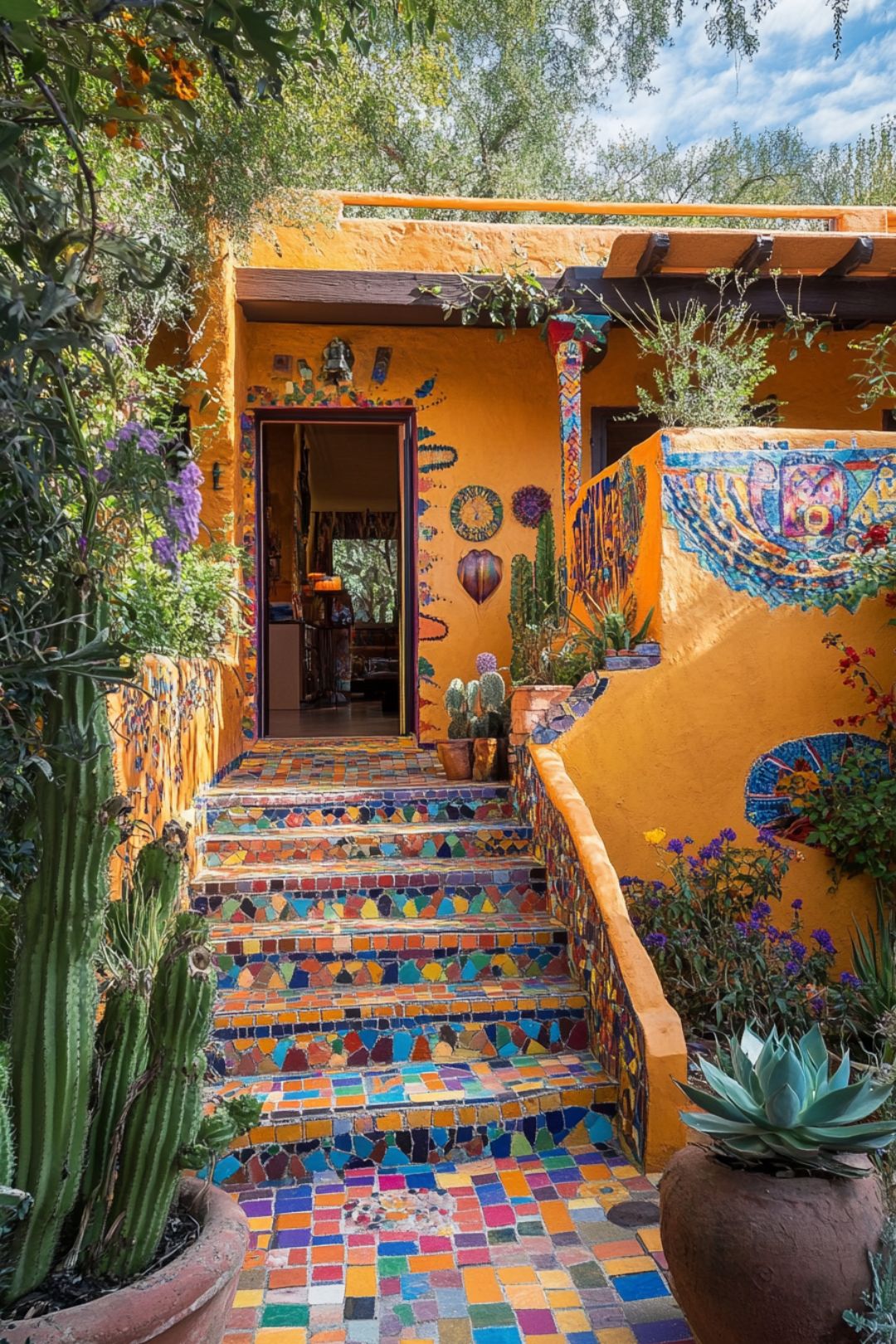 Get inspired by boho aesthetic exteriors with these Hippie House ideas!  Whether you love 70s style, beach cottages, tiny homes, or modern design, these Hippie Homes bring color, creativity, and free-spirited vibes. From Deco Boheme details to Earthship eco-living, explore bold paint ideas and unique touches like gongs and crystal bowls to create your own bohemian dream home.