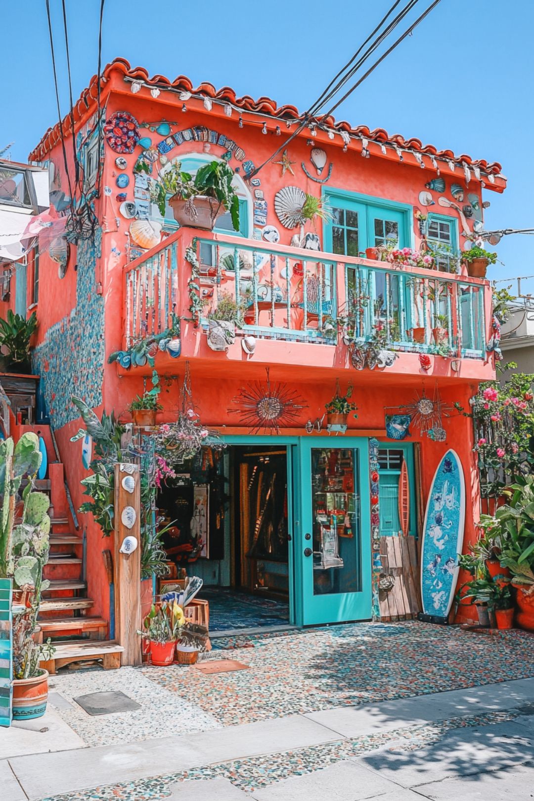 Get inspired by boho aesthetic exteriors with these Hippie House ideas!  Whether you love 70s style, beach cottages, tiny homes, or modern design, these Hippie Homes bring color, creativity, and free-spirited vibes. From Deco Boheme details to Earthship eco-living, explore bold paint ideas and unique touches like gongs and crystal bowls to create your own bohemian dream home.