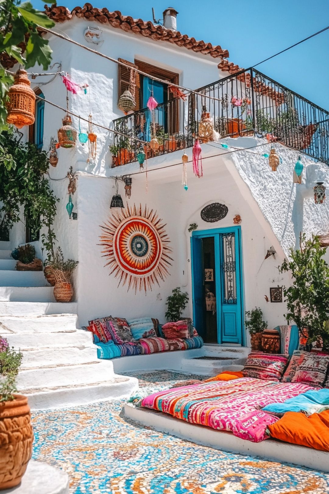 Get inspired by boho aesthetic exteriors with these Hippie House ideas!  Whether you love 70s style, beach cottages, tiny homes, or modern design, these Hippie Homes bring color, creativity, and free-spirited vibes. From Deco Boheme details to Earthship eco-living, explore bold paint ideas and unique touches like gongs and crystal bowls to create your own bohemian dream home.