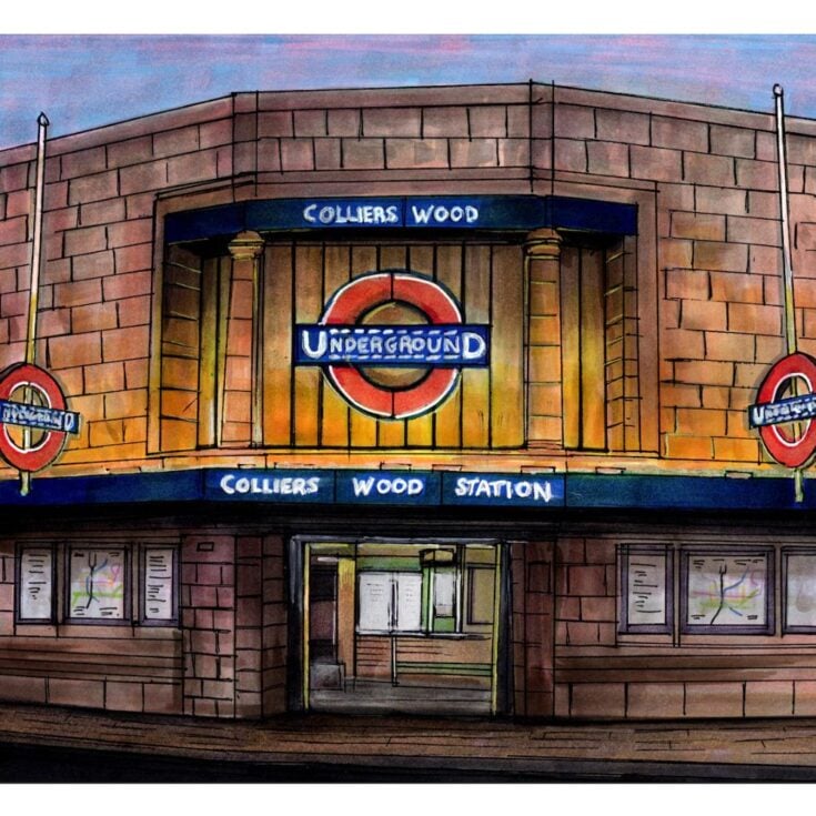 Image for Colliers Wood Station Illustration