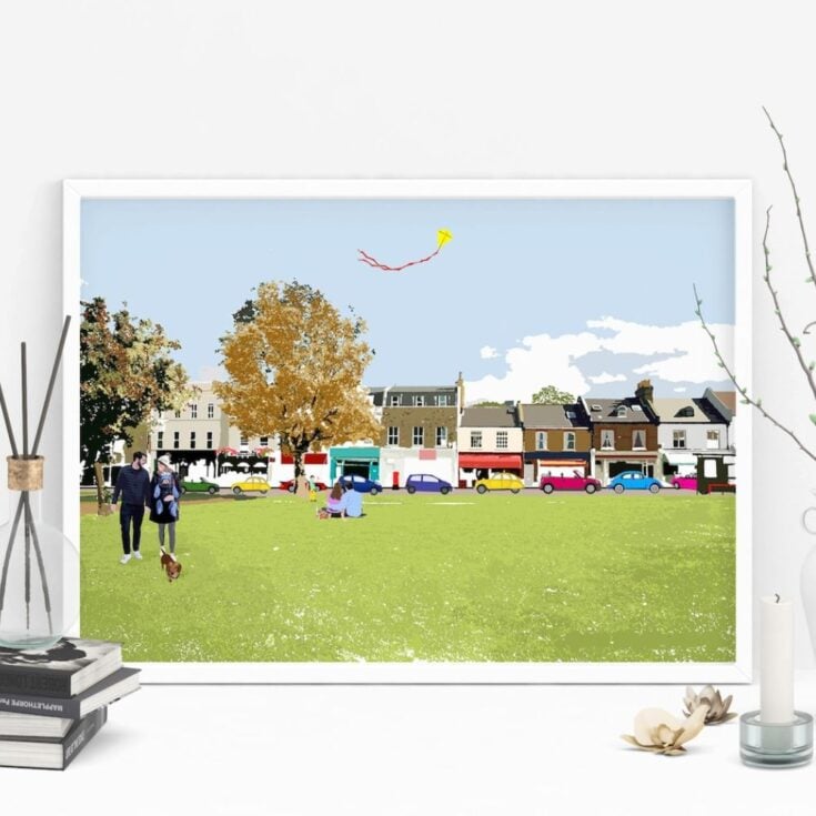 Image for Wandsworth Common Bespoke Art Print