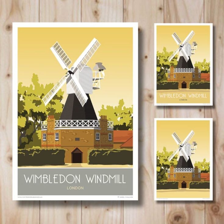 Image for Wimbledon Windmill Art Deco Print